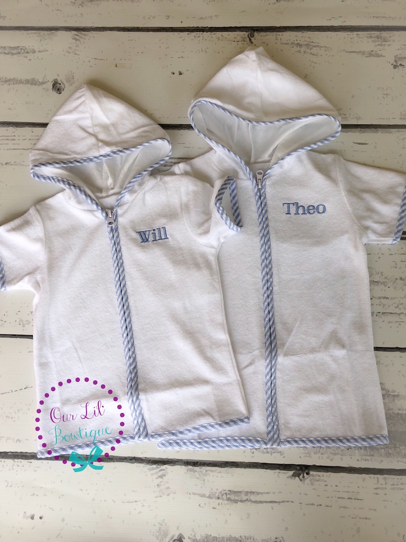 Personalized Toddler or Boy Bathing Suit Cover up Bathing Etsy