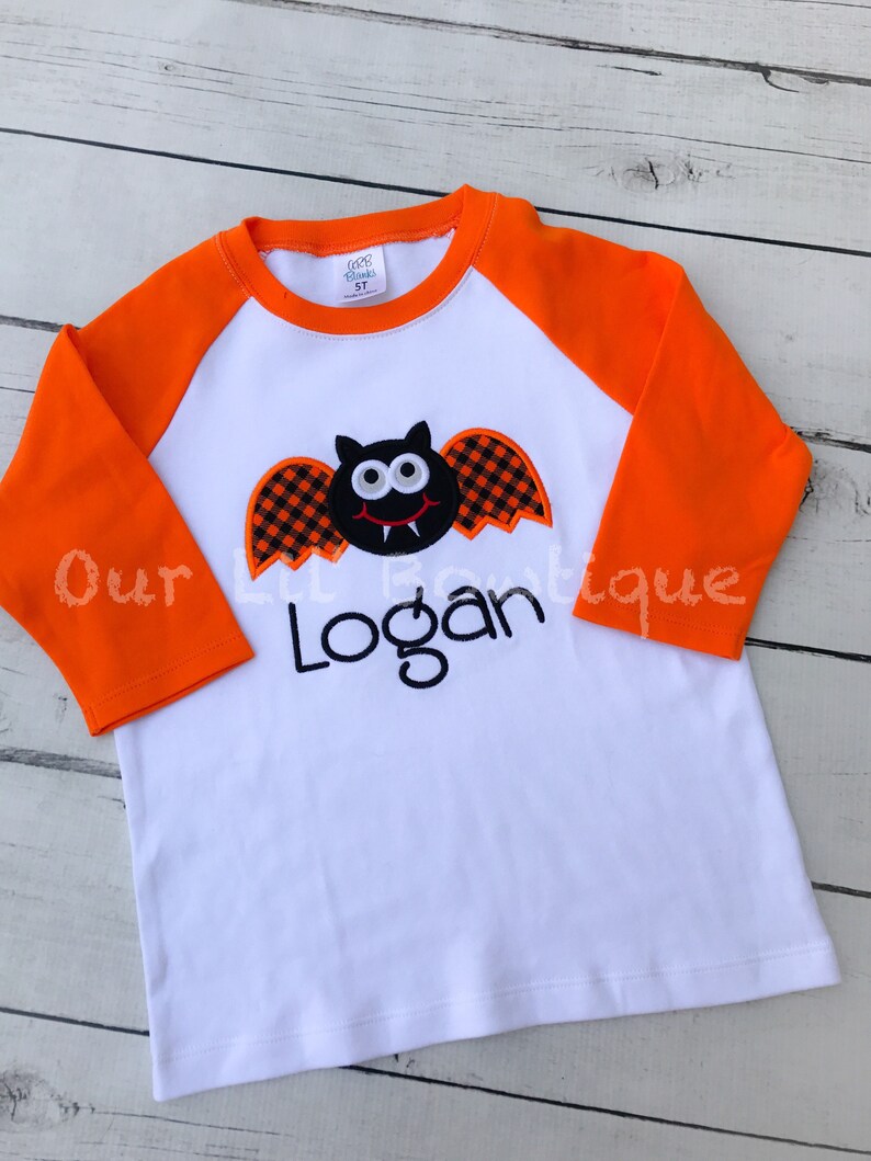 Boys Halloween Shirt Bat Shirt Bat Halloween Shirt Etsy