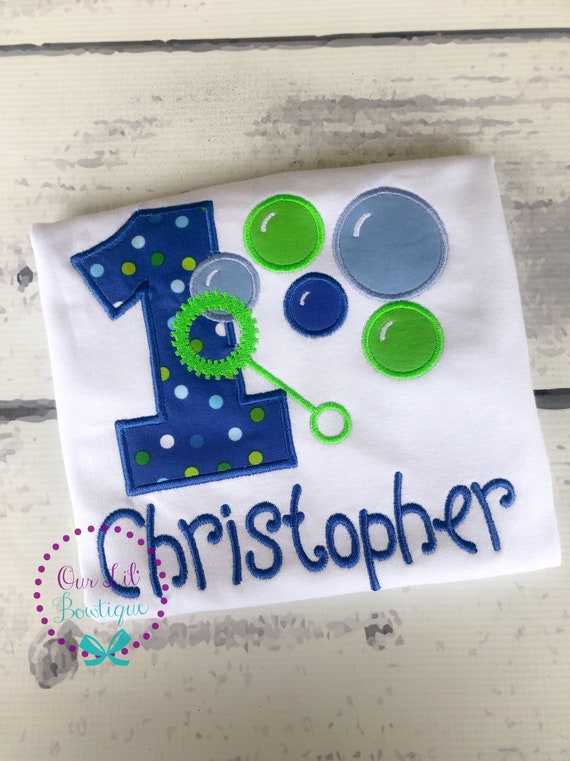 Bubble Birthday Shirt - Bubble Wand Shirt - Bubble Birthday - Personalized Birthday Shirt - Boy - Bubble Wand Birthday Shirt Il_570xn
