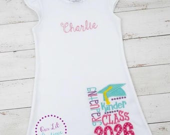 Graduation Shirt - Pre-K Graduation Shirt - Preschool Grad - Grad Shirt -Personalized Grad Shirt - Kindergarten Graduation - 2026 Grad