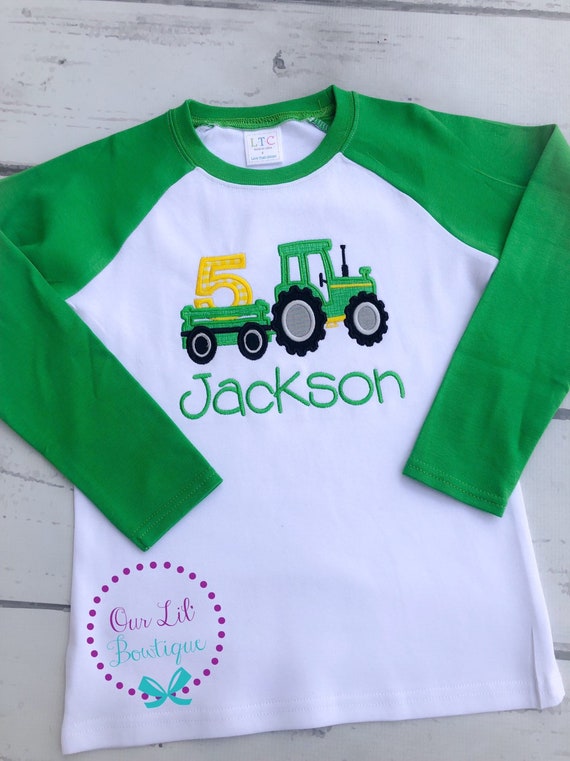 Tractor Shirt - Tractor Birthday Shirt - Boys Tractor - Birthday Shirt - Tractor Birthday Party - Girls Tractor Birthday - Farm Birthday Il_570xn