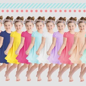 Vestido de Halloween para niñas con apliques: Camisa con murciélagos, mangas con volantes. imagen 4