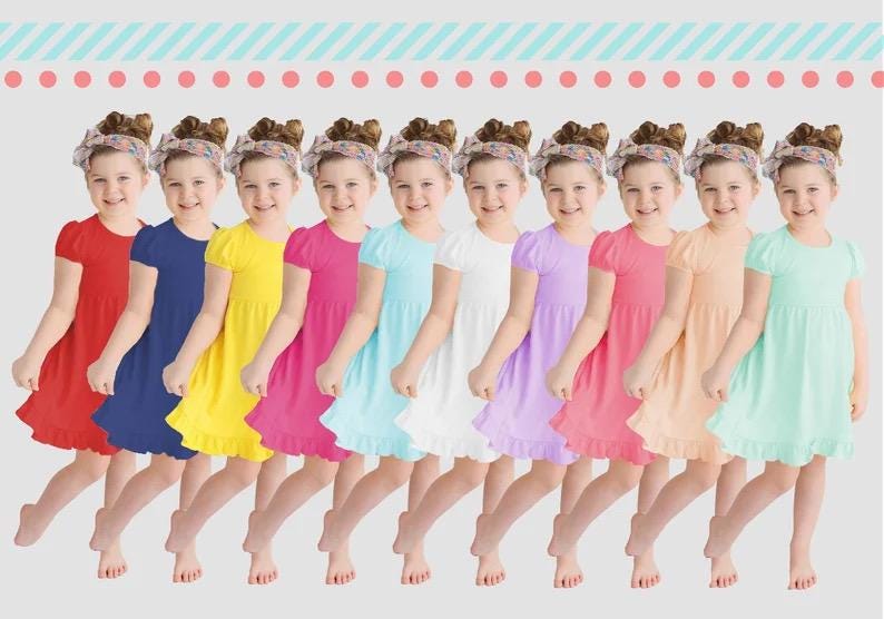 Vestido de Halloween para niñas con apliques: Camisa con murciélagos, mangas con volantes. imagen 4