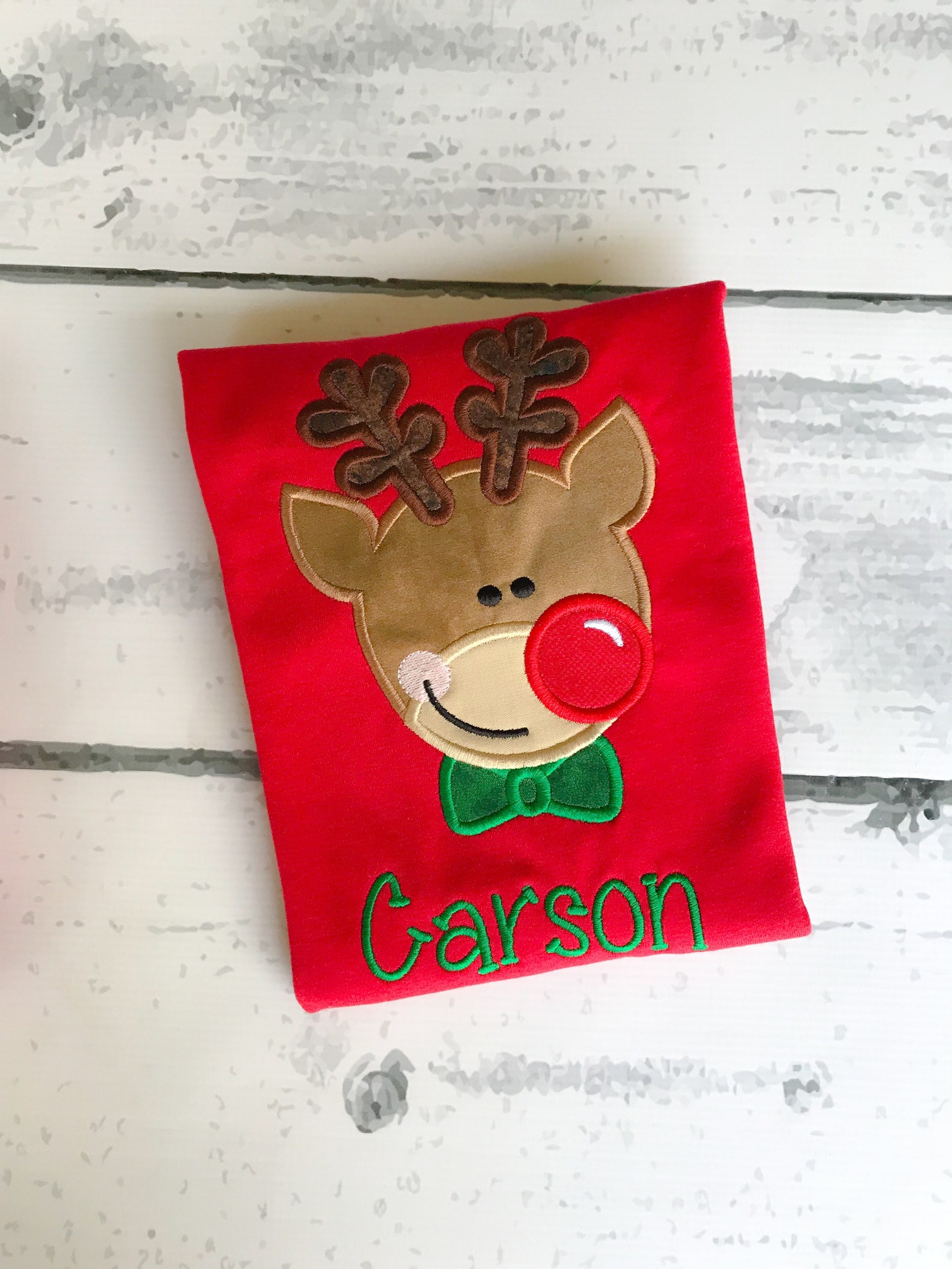 homemade reindeer shirt