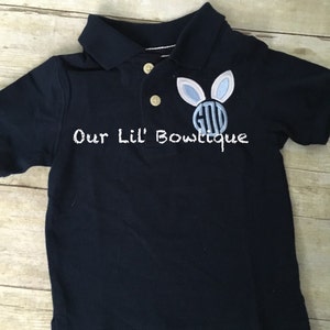 Boys Easter Polo - Easter Blue Carrots