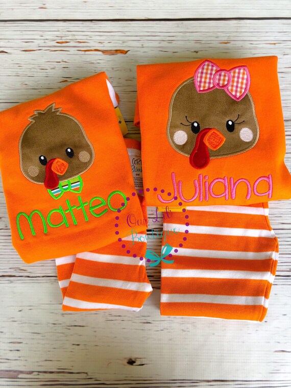 boys thanksgiving pajamas