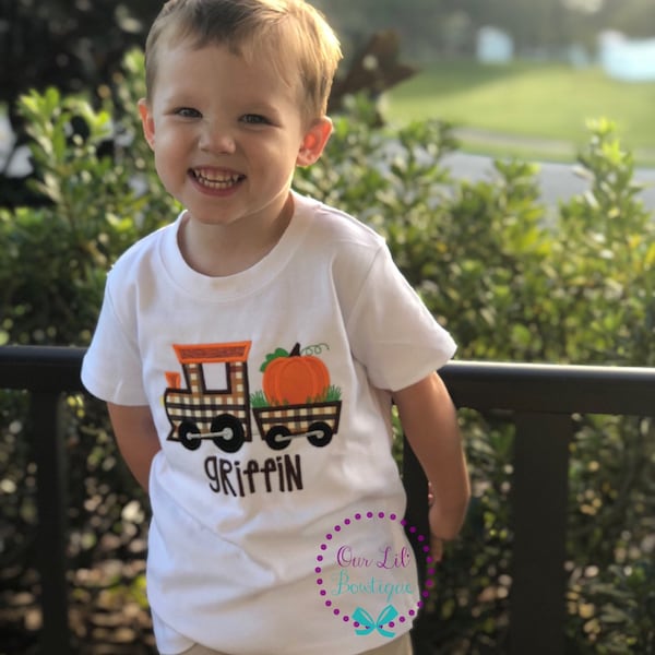Boy Train Shirt - Etsy