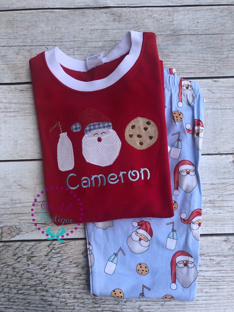 PREORDER Cookies & Milk Pajamas Christmas Pjs Pajamas Etsy