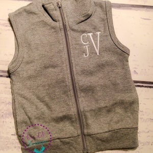 Personalized Kids Vest - Personalized Vest - Monogrammed Vest - Boys Monogram Vest - Gingham image 7