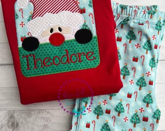 PRE-ORDER Christmas Trees -  Christmas PJs- Pajamas- Personalized Christmas PJs - Christmas Cookies - Matching Christmas Pajamas