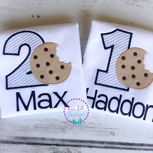 Cookie Birthday Shirt - Cookie Shirt - Cookies & Milk Birthday - Personalized Birthday Shirt - Boy - 1st Birthday Shirt - Cookie Birthday Ou