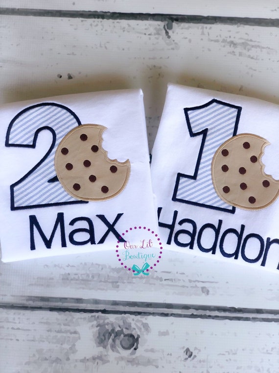 Cookie Birthday Shirt - Cookie Shirt - Cookies & Milk Birthday - Personalized Birthday Shirt - Boy - 1st Birthday Shirt - Cookie Birthday Ou Il_570xn