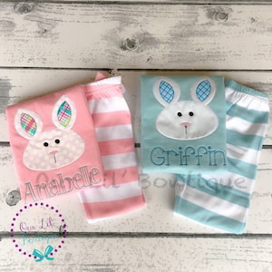 Personalized Easter Bunny Pajamas: Cotton Blend PJs Bild 1