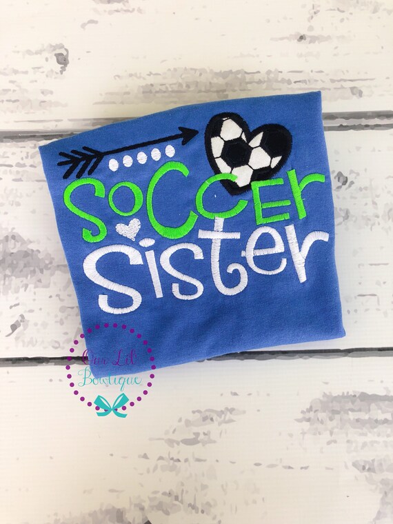 Soccer Shirt - Soccer Sister Shirt - Personalized Shirt - Soccer Family Shirt - Toddler - Baby - Soccer Sister -Soccer Il_570xn