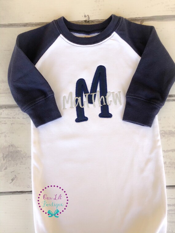 personalized baby going home outfit
