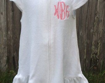Personalized Toddler or Girl Bathing Suit Cover up - Bathing Suit Cover ups - Monogrammed Cover Up - Girl - Toddler - Baby