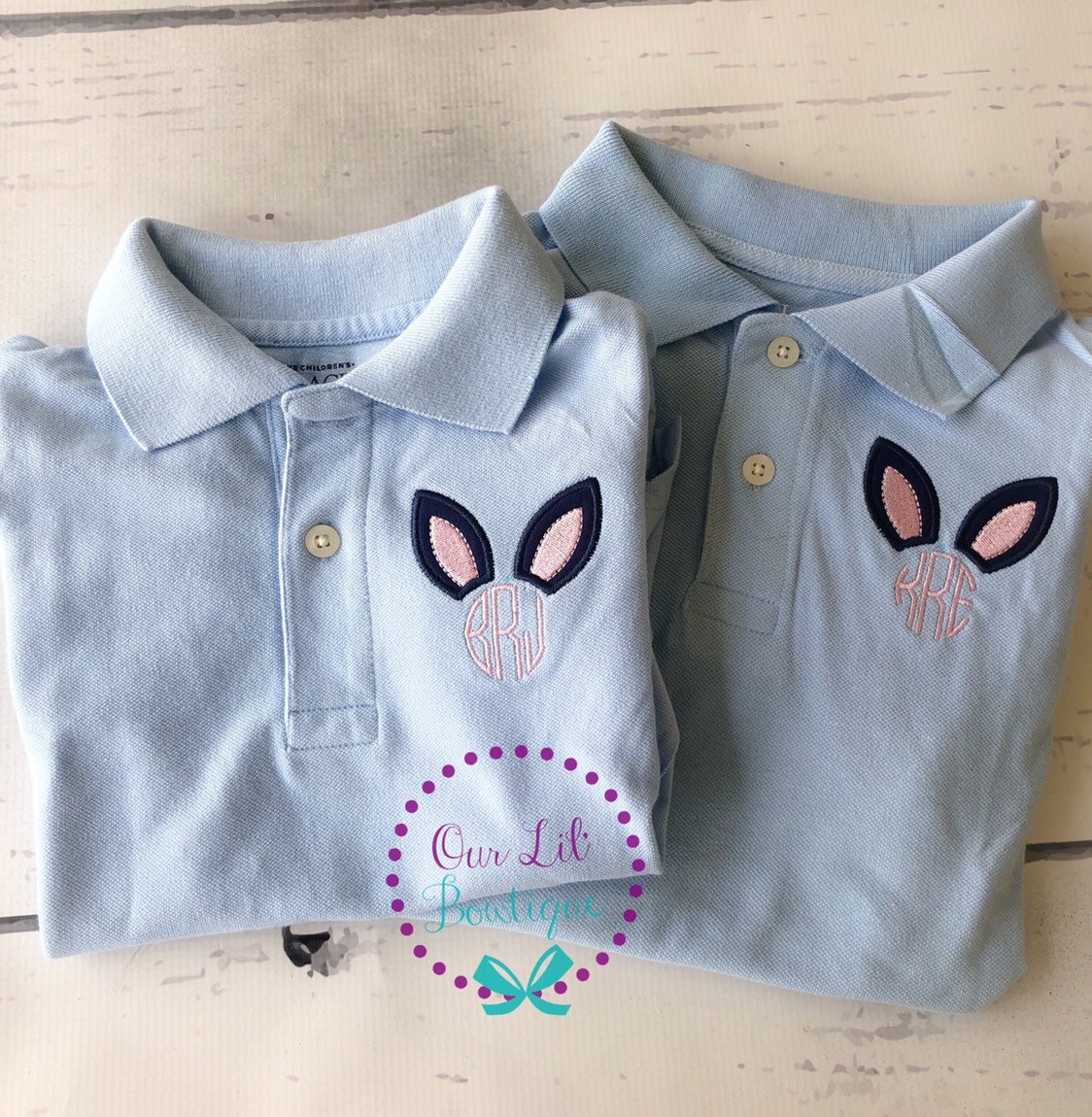 Easter Polo Bunny Polo Easter Bunny Polo Bunny Monogram Etsy