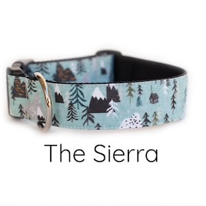 Outdoor Nature Dog Collar, dog collar, adventure dog collar, hiking, mountain dog collar, woodland collar, girl dog collar, boy dog collar