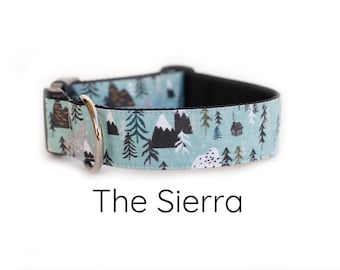 Outdoor Nature Dog Collar, dog collar, adventure dog collar, hiking, mountain dog collar, woodland collar, girl dog collar, boy dog collar