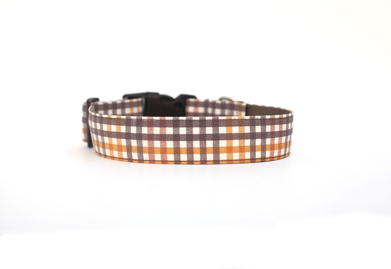 Fall Plaid Dog Collar Fall Dog Collar Autumn Dog Collar Boy Etsy