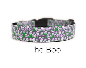 Collare per cani fantasma di Halloween: collare Ghoul viola