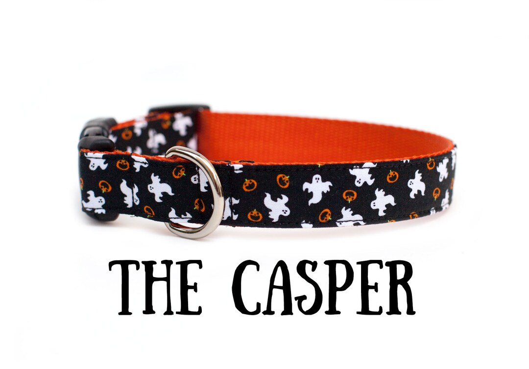 Ghost Dog Collar Halloween Dog Collar Pumpkin Dog Collar Etsy