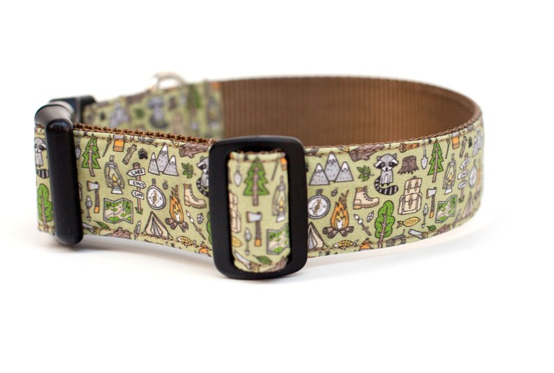 Camping Dog Collar Nature Dog Collar Outdoor Dog Collar Etsy