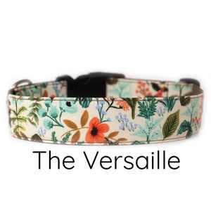 Floral Dog Collar: Rifle Paper Co. Amalfi Herb Garden, Handmade