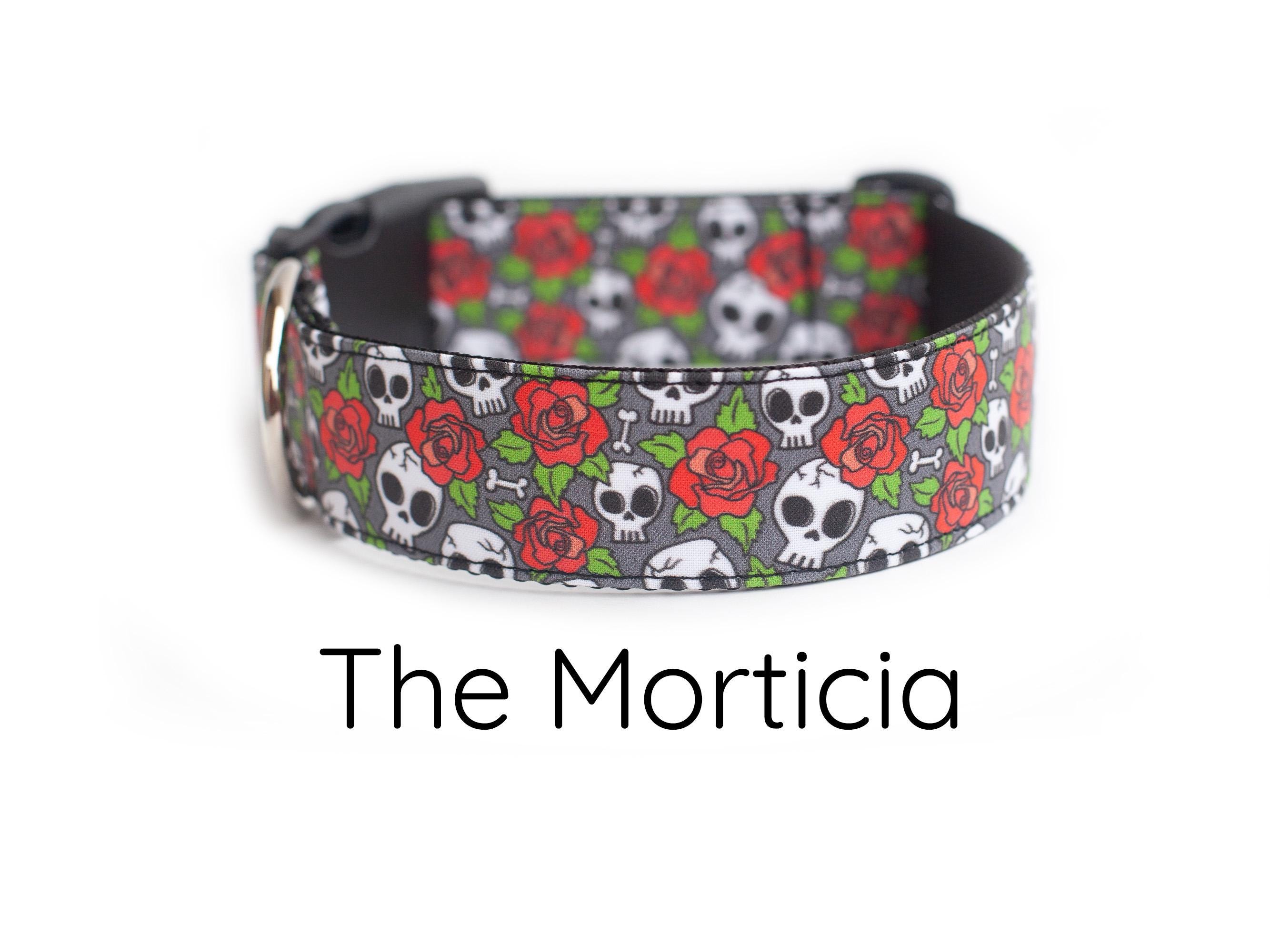 Skull Bow Tie Dog Collar - Main Image