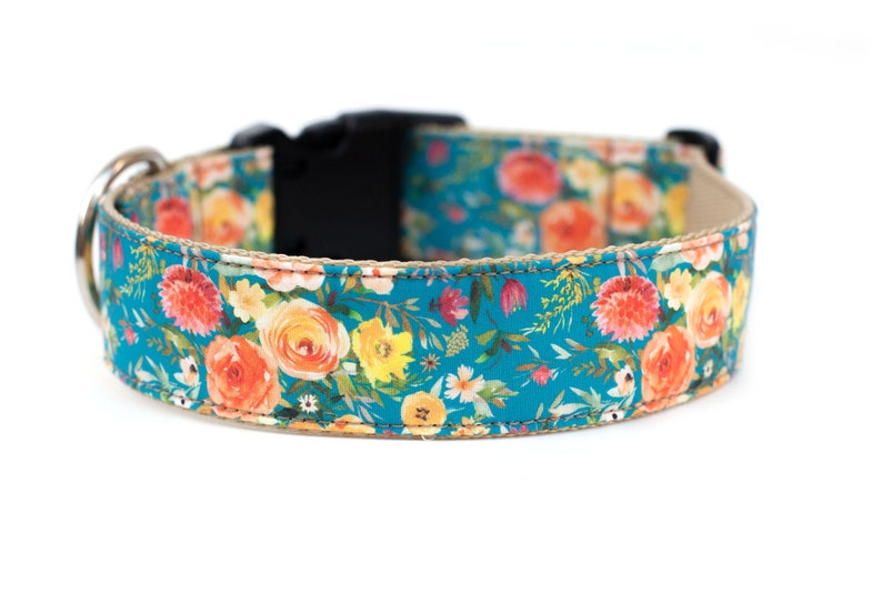 Fall Floral Dog Collar Fall Dog Collar Autumn Dog Collar Etsy