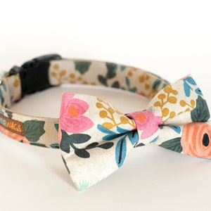 Dog Collar Bow tie Package -You choose any fabric! Mix and Match- bow tie dog collar, girl dog collar, boy dog collar, bow tie, dog bow tie image 7