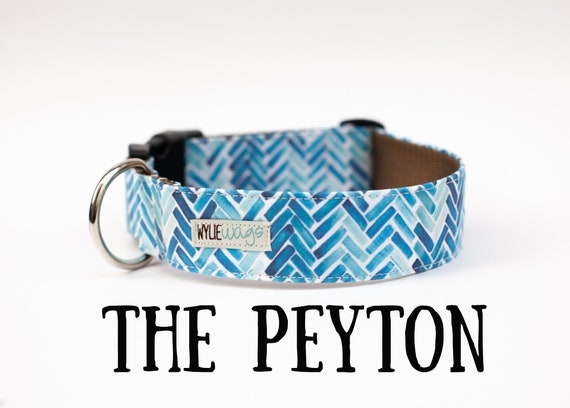 Herringbone Dog Collar Boy Dog Collar Girl Dog Collar Dog