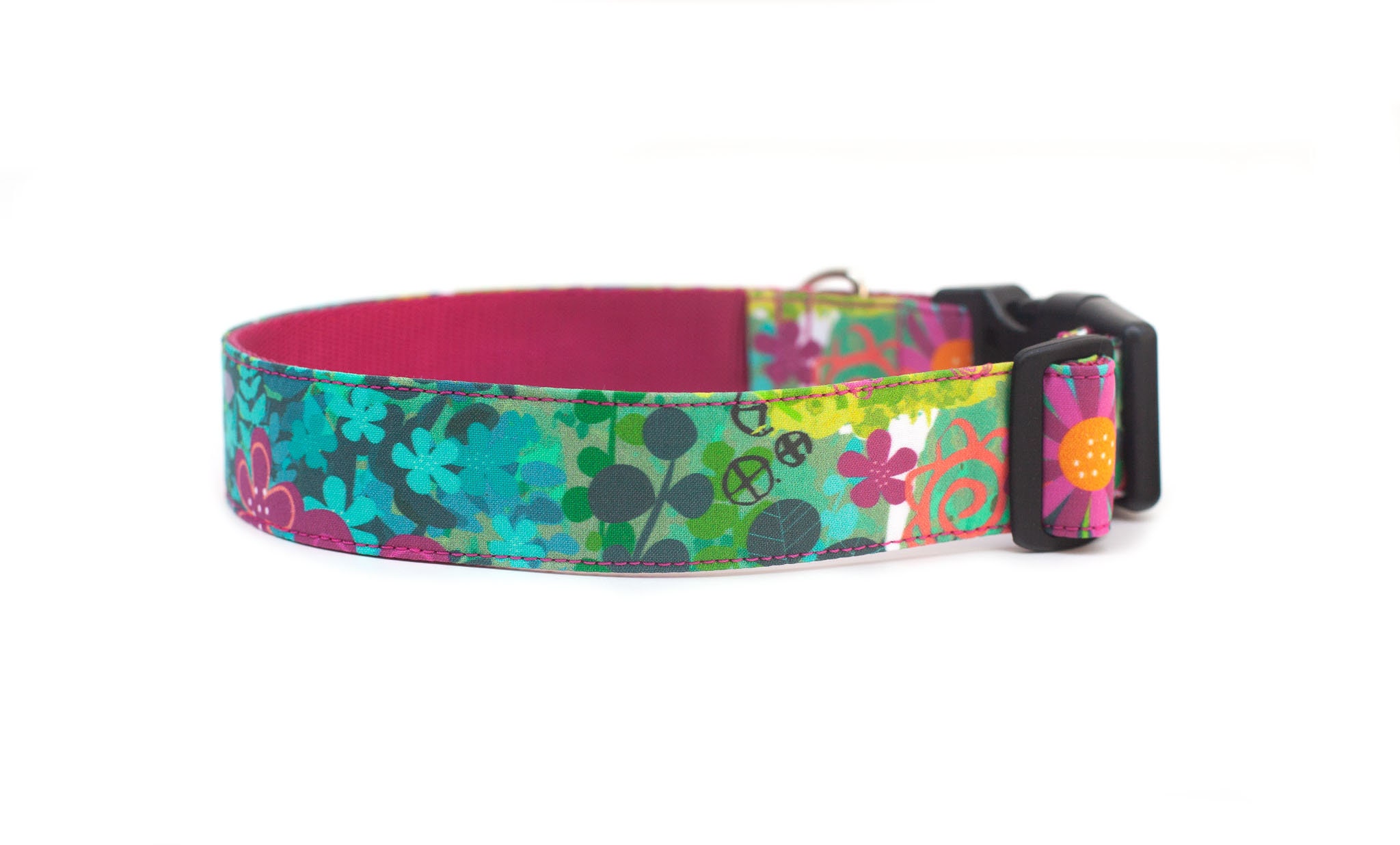 Pink floral dog collar flower dog collar boho floral dog Etsy