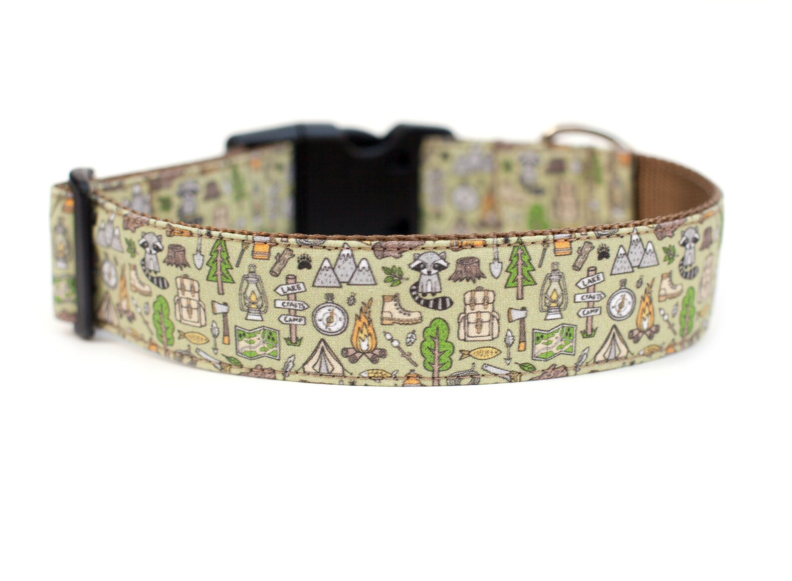 Camping Dog Collar Nature Dog Collar Outdoor Dog Collar Etsy