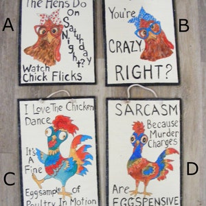 Funny Chicken Signs I