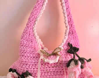 The Annalise Bag | Princess and the Pauper Themed Bag| Garden Crochet Bag