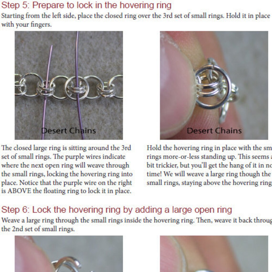 Chainmaille Necklace Tutorial, Jewelry Instructions, Byzantine Weave ...