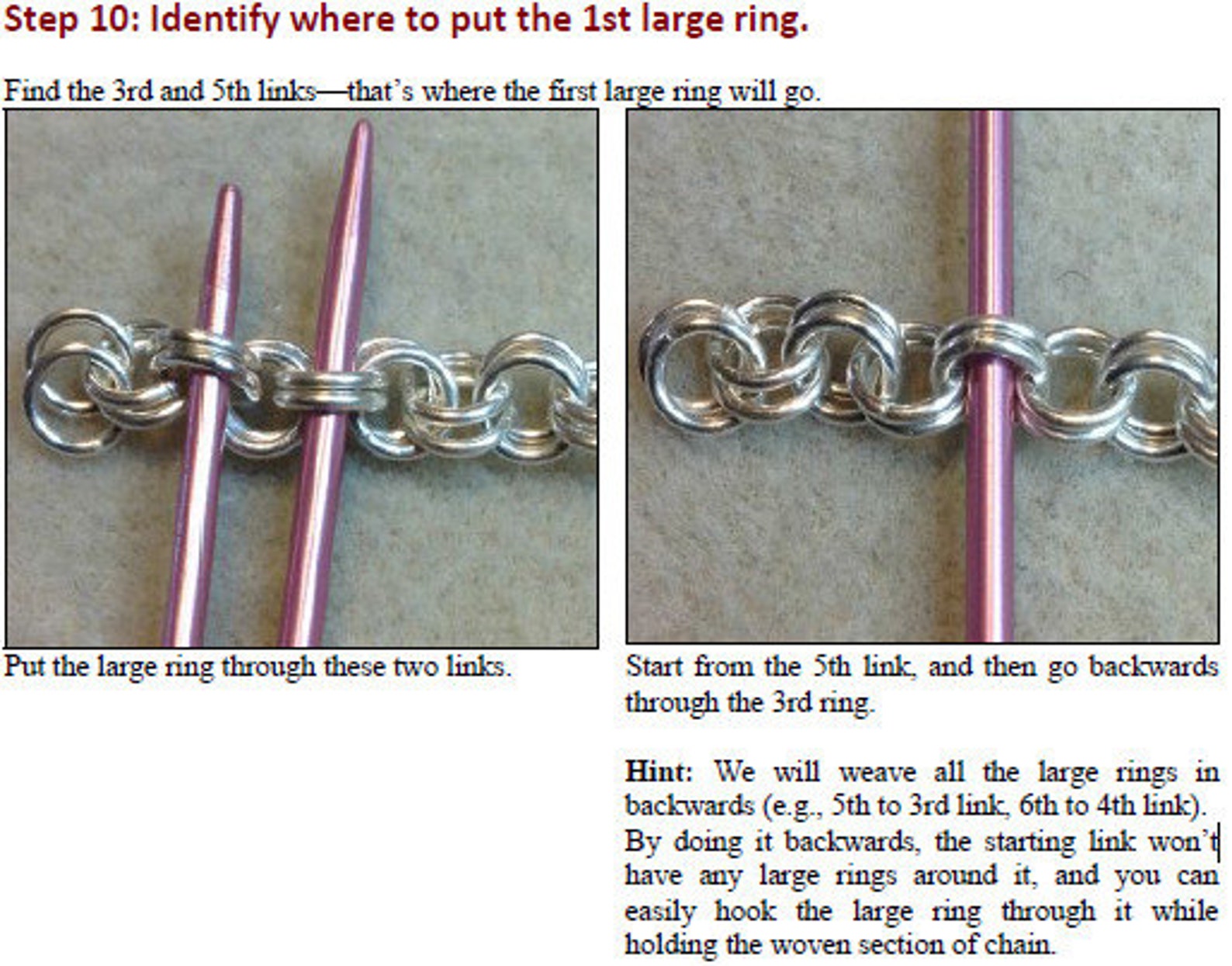Chainmail Snake Tutorial Easy Chainmaille Instructions for Viper Basket Weave, Easy Chainmaille ...
