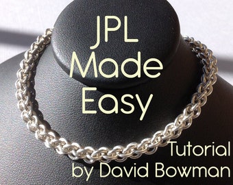 Instrucciones sencillas para tejer malla JPL, tutorial de malla, instrucciones de joyería, diseño de pulseras
