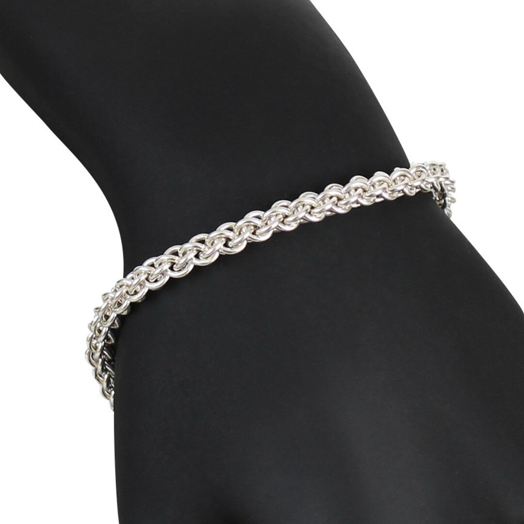 Sterling Silver Rope Bracelet Minimalist Handmade Chain Etsy