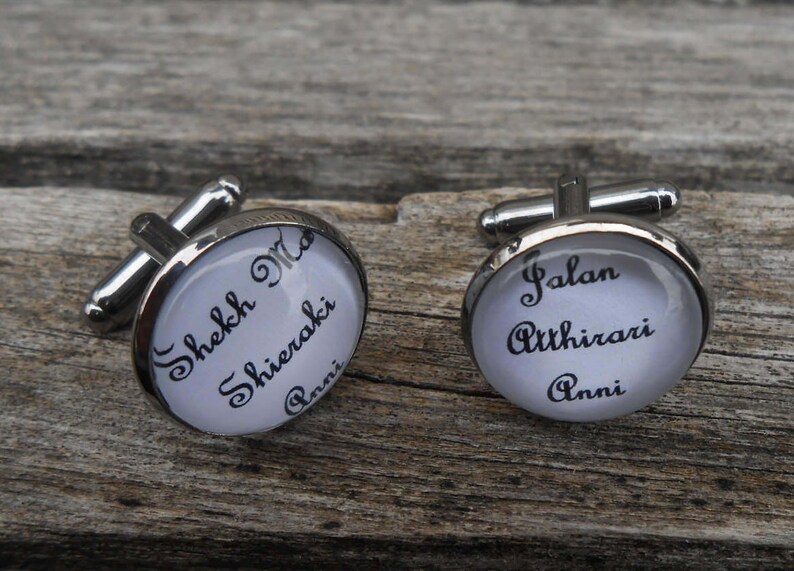 Birthday Gift Christmas CHOOSE Your COLOR Anniversary Groomsmen Moon Of My Life Cufflinks Groom My Sun /& Stars