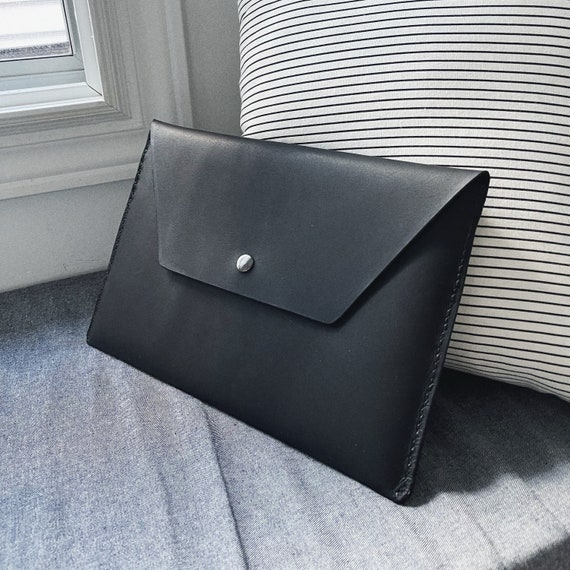 Minimalist Leather Laptop Sleeve Etsy