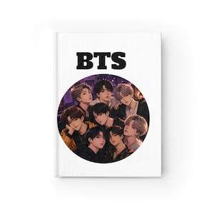 K-Pop Boy Band Photo Journal BTS | Hardcover Notebook