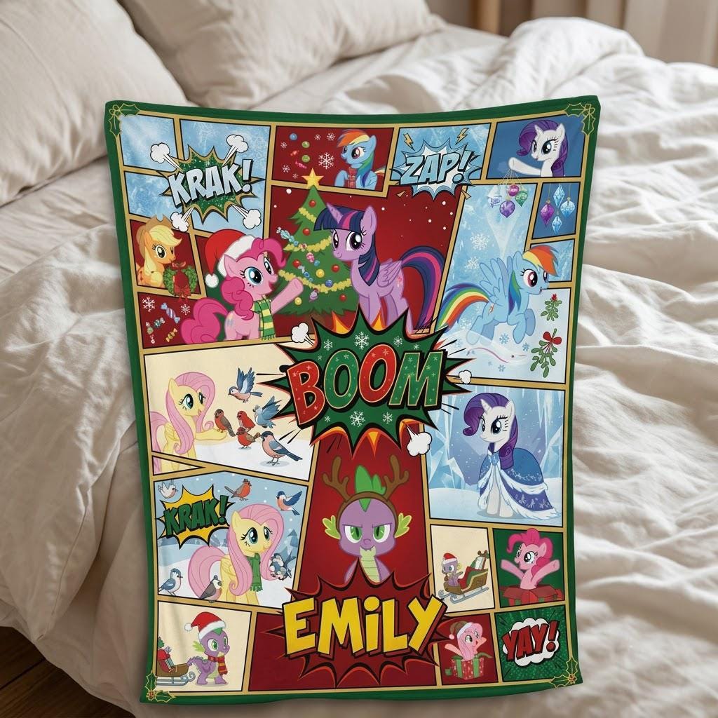 My Little Pony Vintage Blanket - Etsy