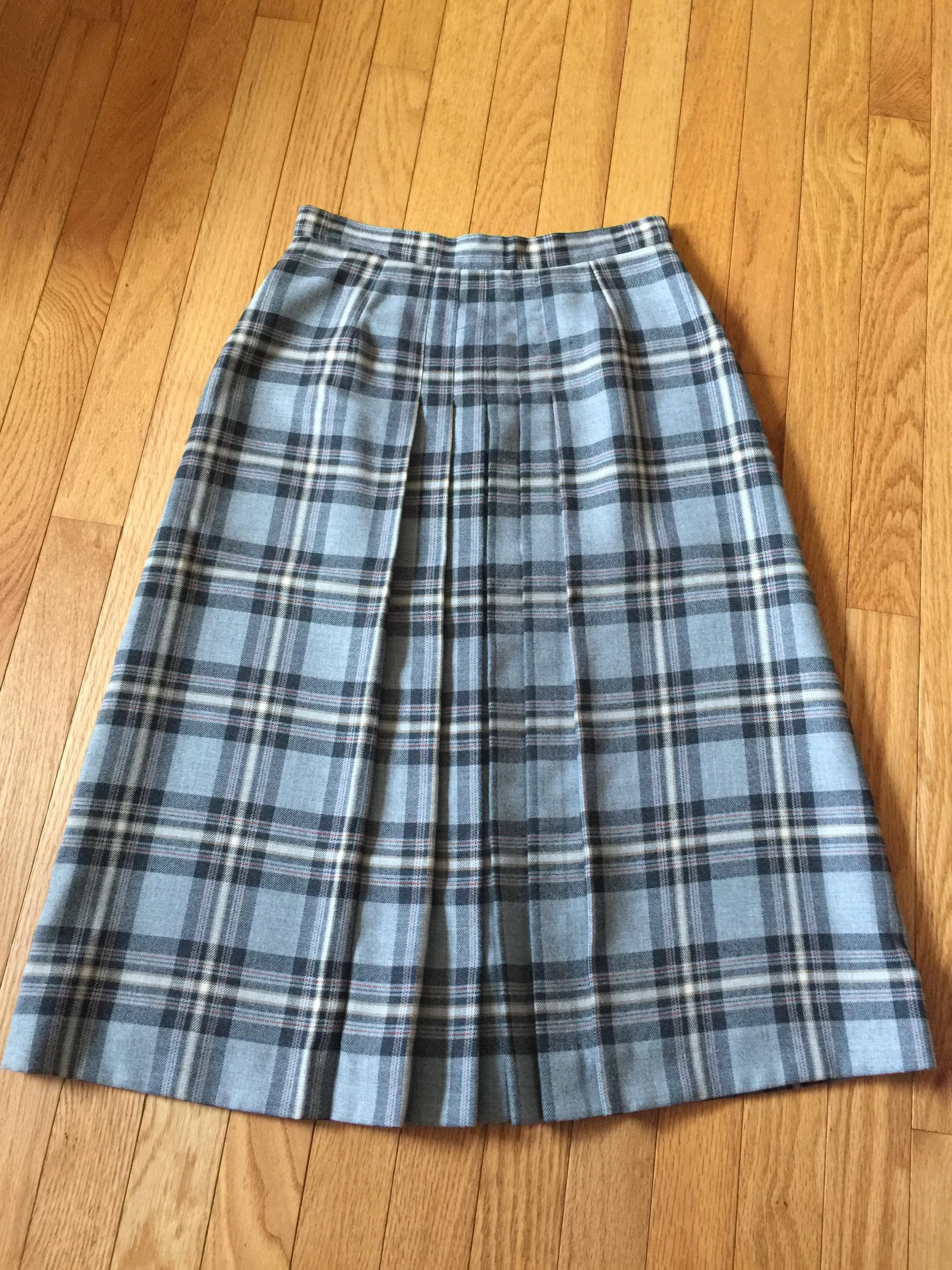 Japanese Plaid Skirt - Etsy