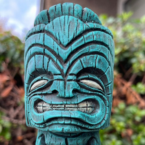 Vintage Hawaiian Solid Milo Wood Hand Carved Polished High Shine