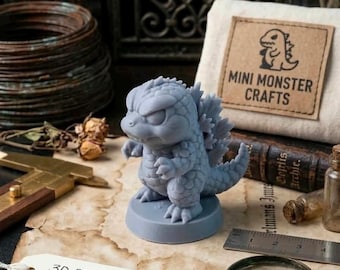 Minifigura de escritorio de Godzilla