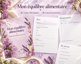 Mon équilibre alimentaire