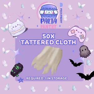Peluches Palia - 50x Tissu Déchiré - (Nouveau Matériel pour Tableau d'Affichage Patch)