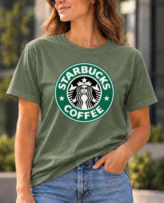 Starbucks Coffee Shirt, Comfort Colors Graphic Tee, Unisex Coffee Lover T-Shirt